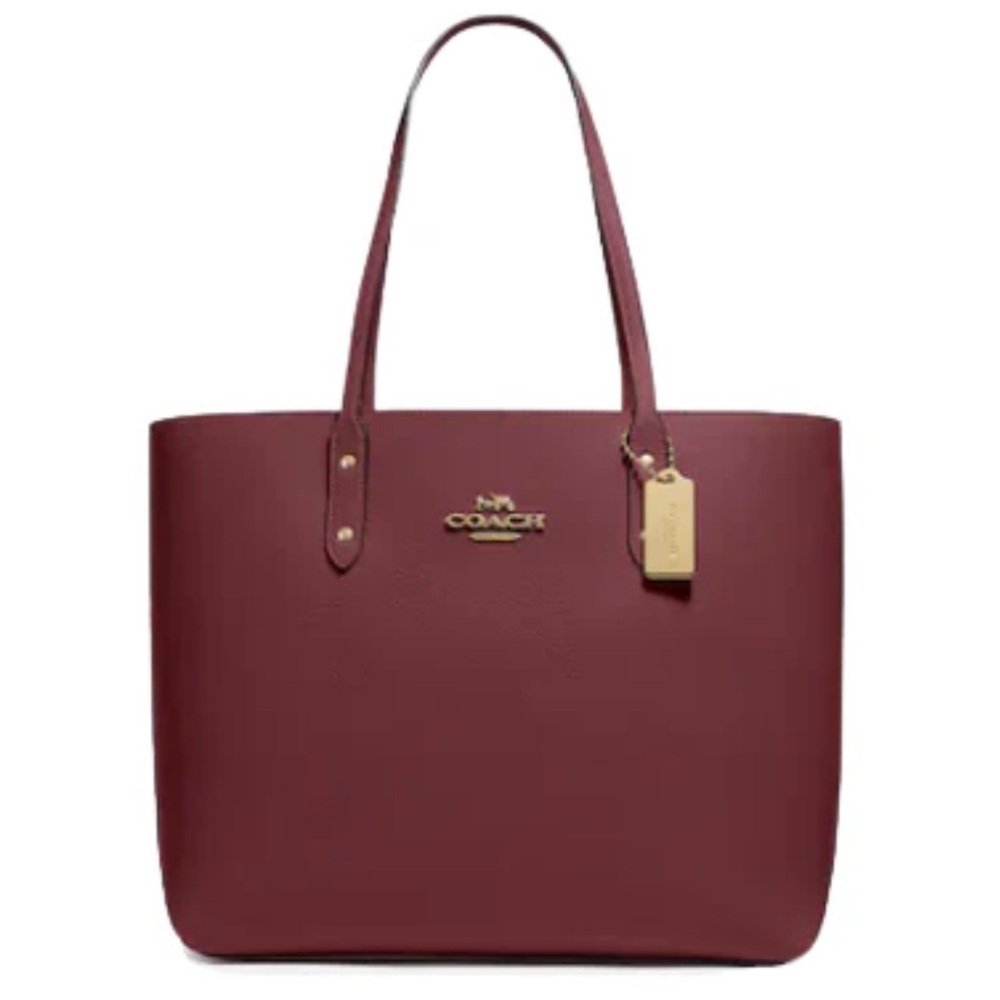 Nwts! COACH 🐎✨leather town tote